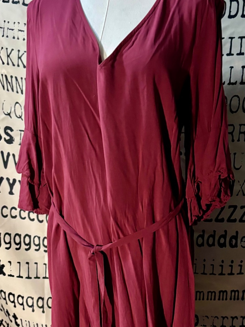 Burgundy Old Navy Dress